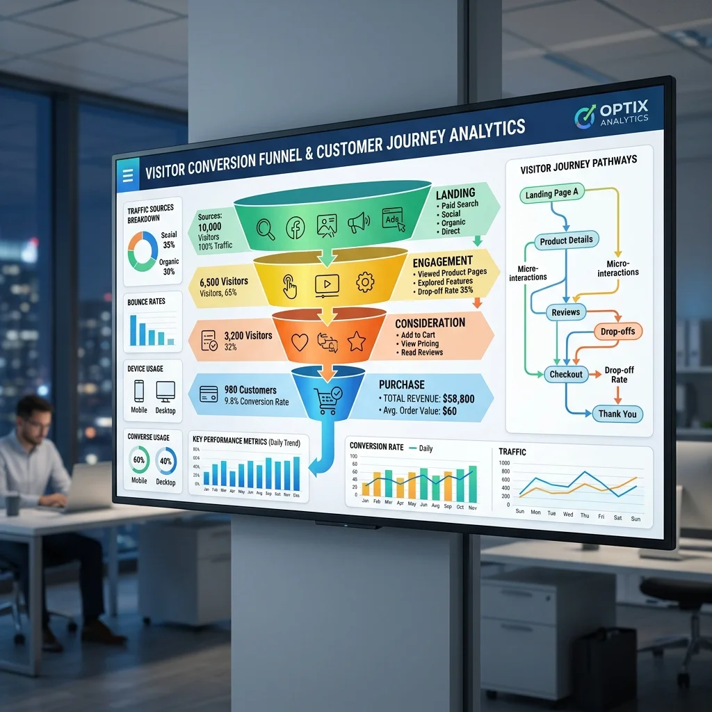Graphique montrant l'augmentation du taux de conversion après CRO