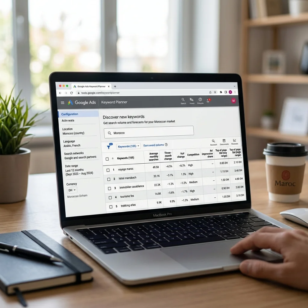 Équipe DatRey analysant des données Google Ads au Maroc
