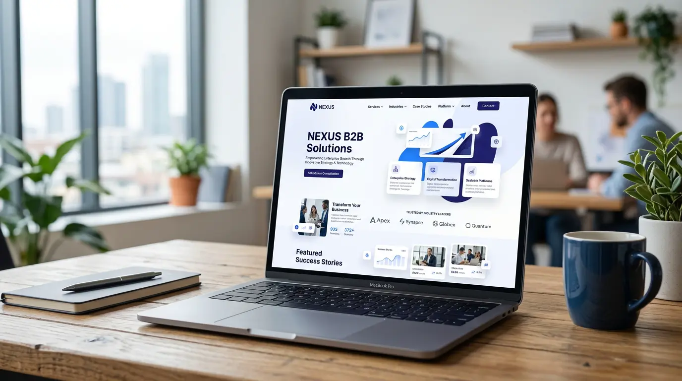 Mockup Site Vitrine Corporate Pro