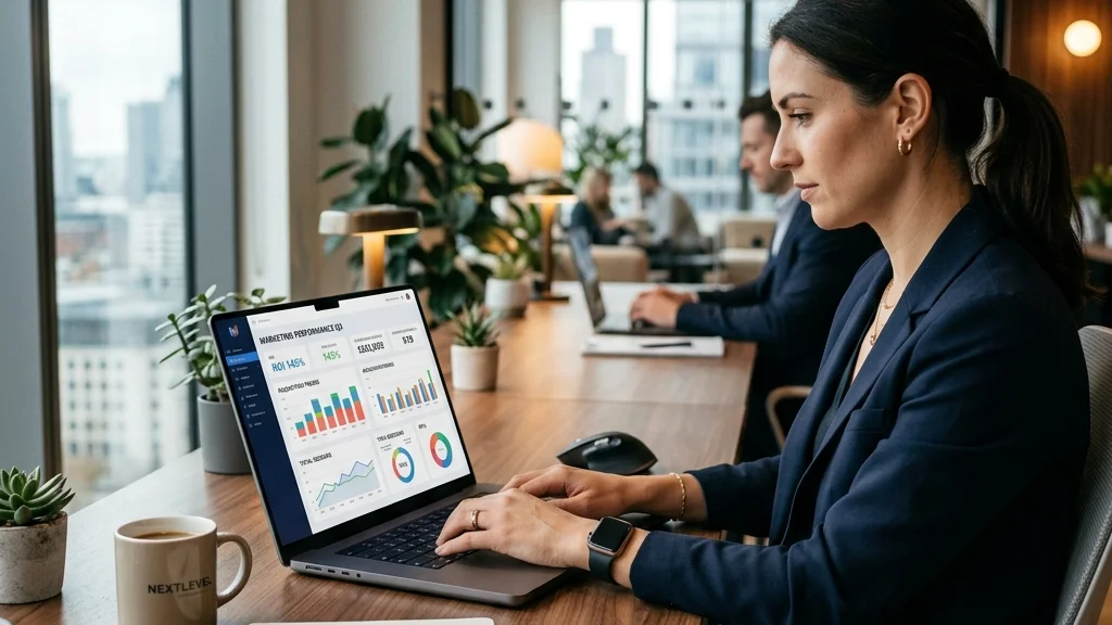 Dashboard analytics marketing digital